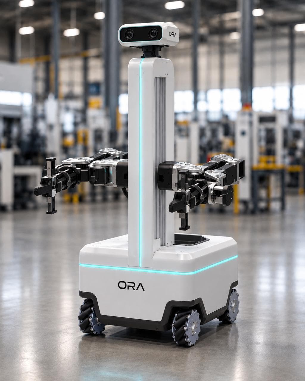 Ora two-arm mobile robot, full product view